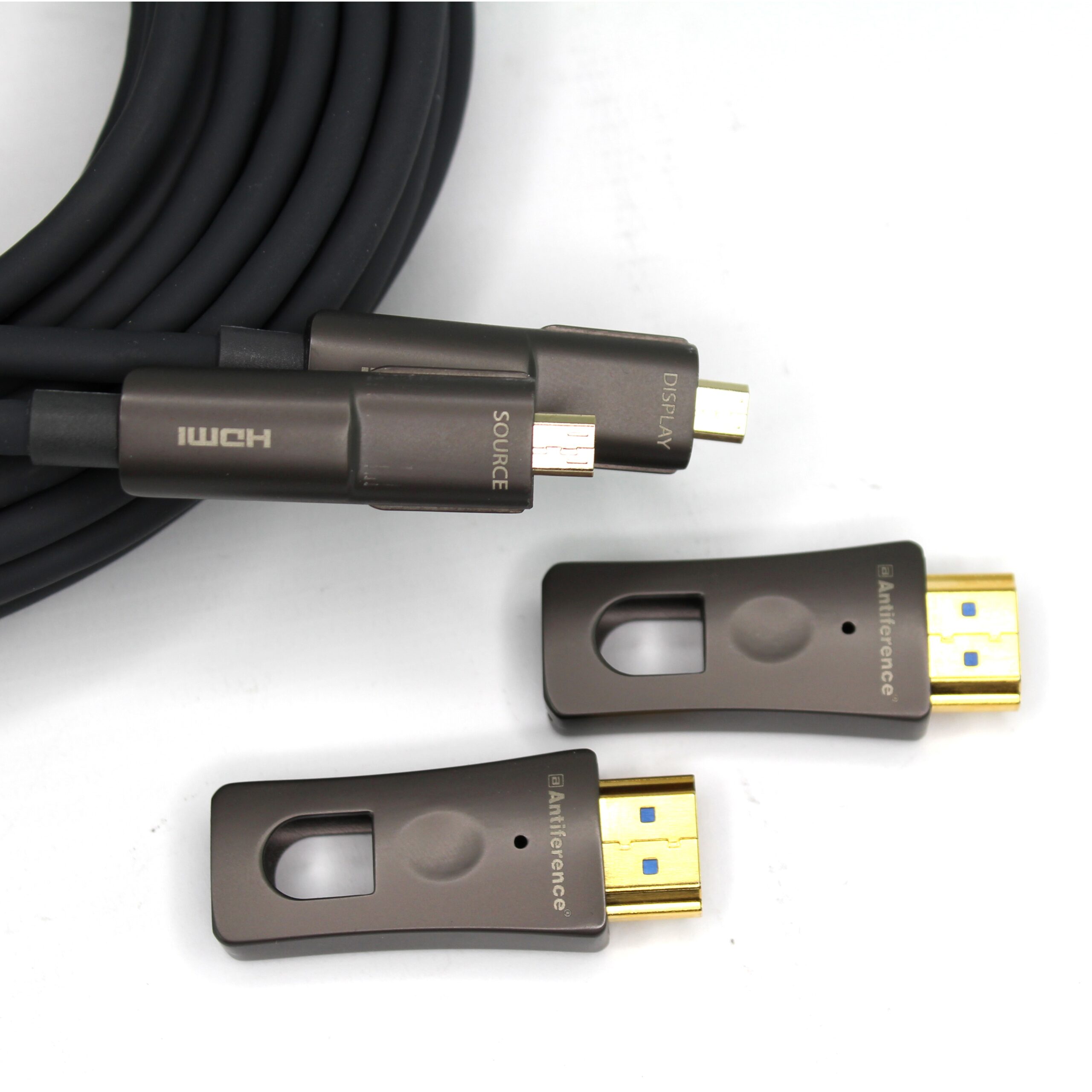 15m 4K Fibre Optic HDMI Lead with Detachable Ends