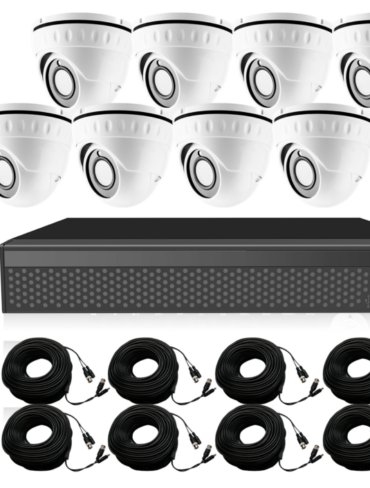 Revez 8 Channel CCTV Kit (8 x 5MP Cameras + 1TB HDD)