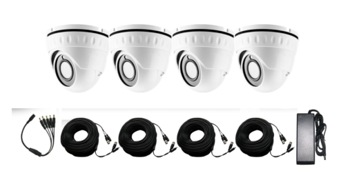 Revez 4 Channel Camera Kit (4 x 2MP Cameras + PSU + Leads)