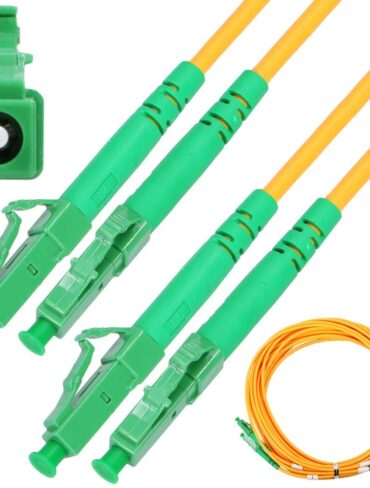 1m Fibre Optic Patch Cord LC/APC-LC/APC SM Duplex