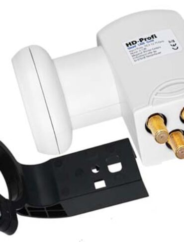 Sky / Freesat Quad LNB White