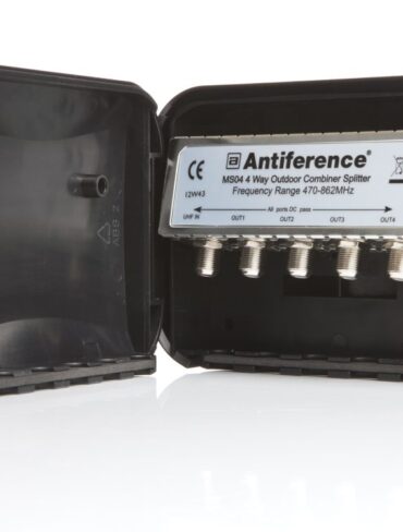4 Way Masthead Splitter/Combiner Outdoor (Powerpass)