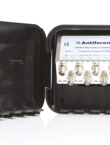6 Way Masthead Splitter/Combiner Outdoor (Powerpass)