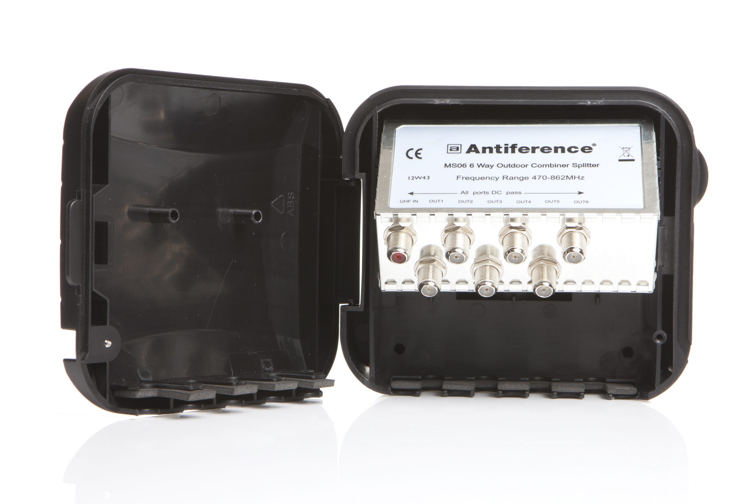 6 Way Masthead Splitter/Combiner Outdoor (Powerpass)