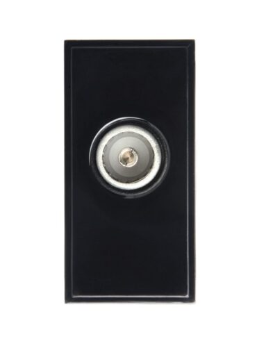Single Female Coaxial Module Black
