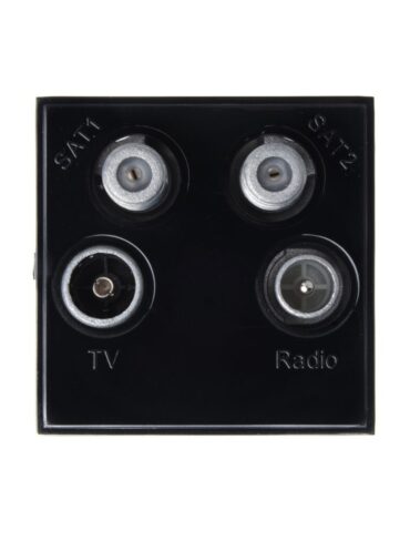 TV, Twin Satellite & Radio Module Black