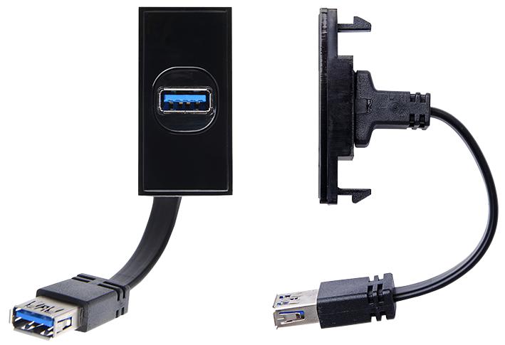 USB with Tail Module Black