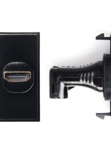 HDMI to HDMI Right Angled Module Black