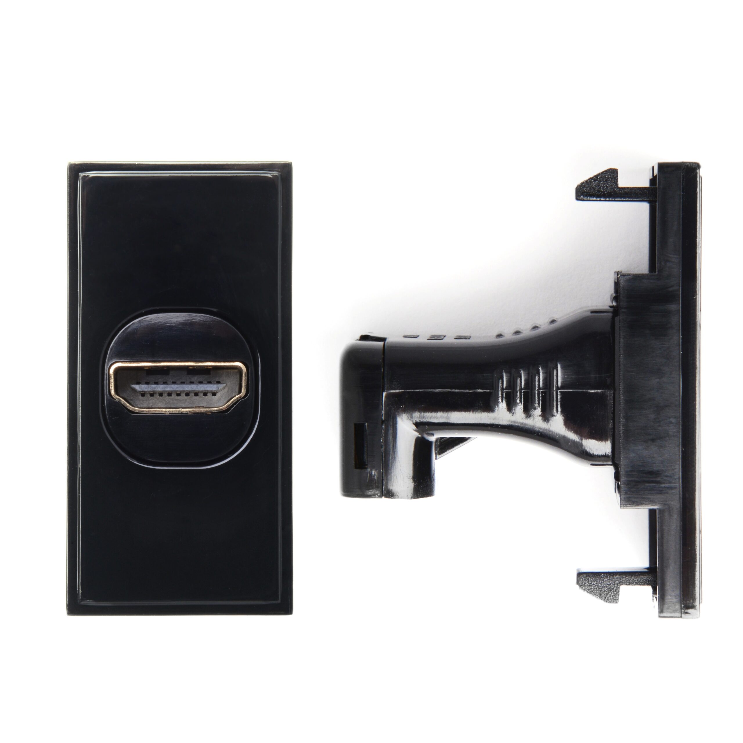 HDMI to HDMI Right Angled Module Black