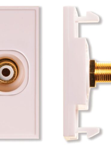 Single White RCA Module