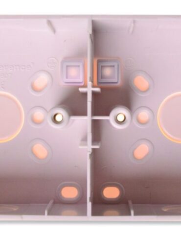 Twin Gang Patress Box (32mm Depth)