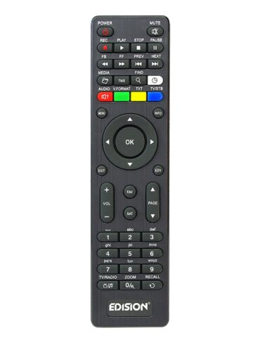Edision Piccollino S2+T2 Combo Remote Control