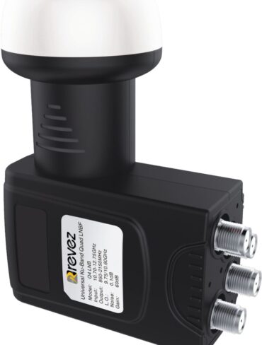 Revez Q4 Quad LNB (0.1dB Noise, 60dB Gain)