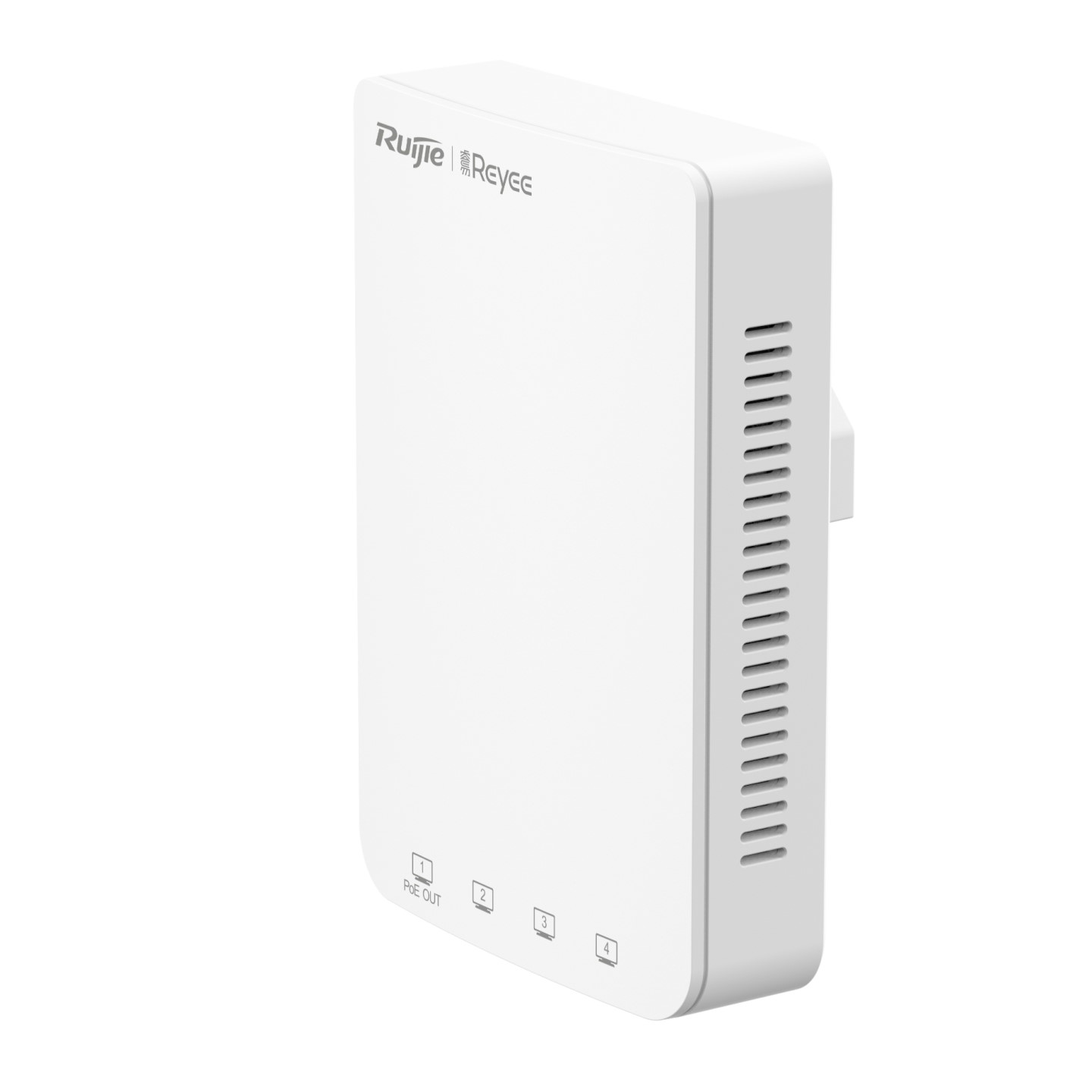 Reyee Wall Plate Access Point Gigabit 802.11ac Wave2, AC1300, 5 GE Ports