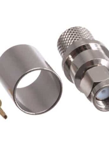 RP-SMA Male Crimp Connector for LMR400 / RG8