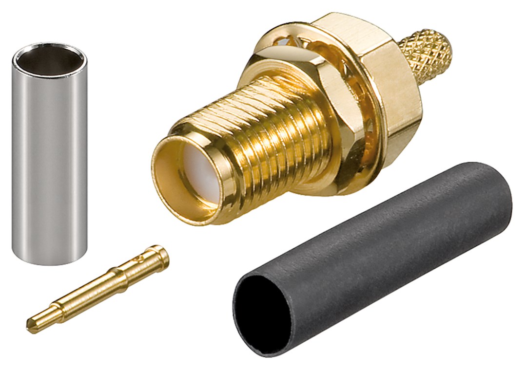 RP-SMA Male Crimp Connector Jack for RG174