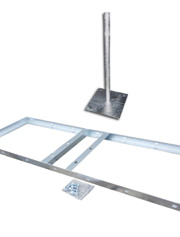 Revez Non Penetrating Ground Mount with 3ft 1.25" Pole