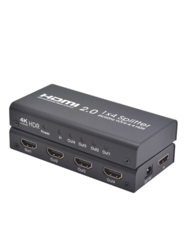 Revez 4 Way HDMI Splitter (4K)