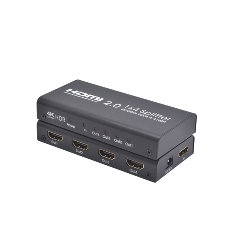 Revez 4 Way HDMI Splitter (4K)
