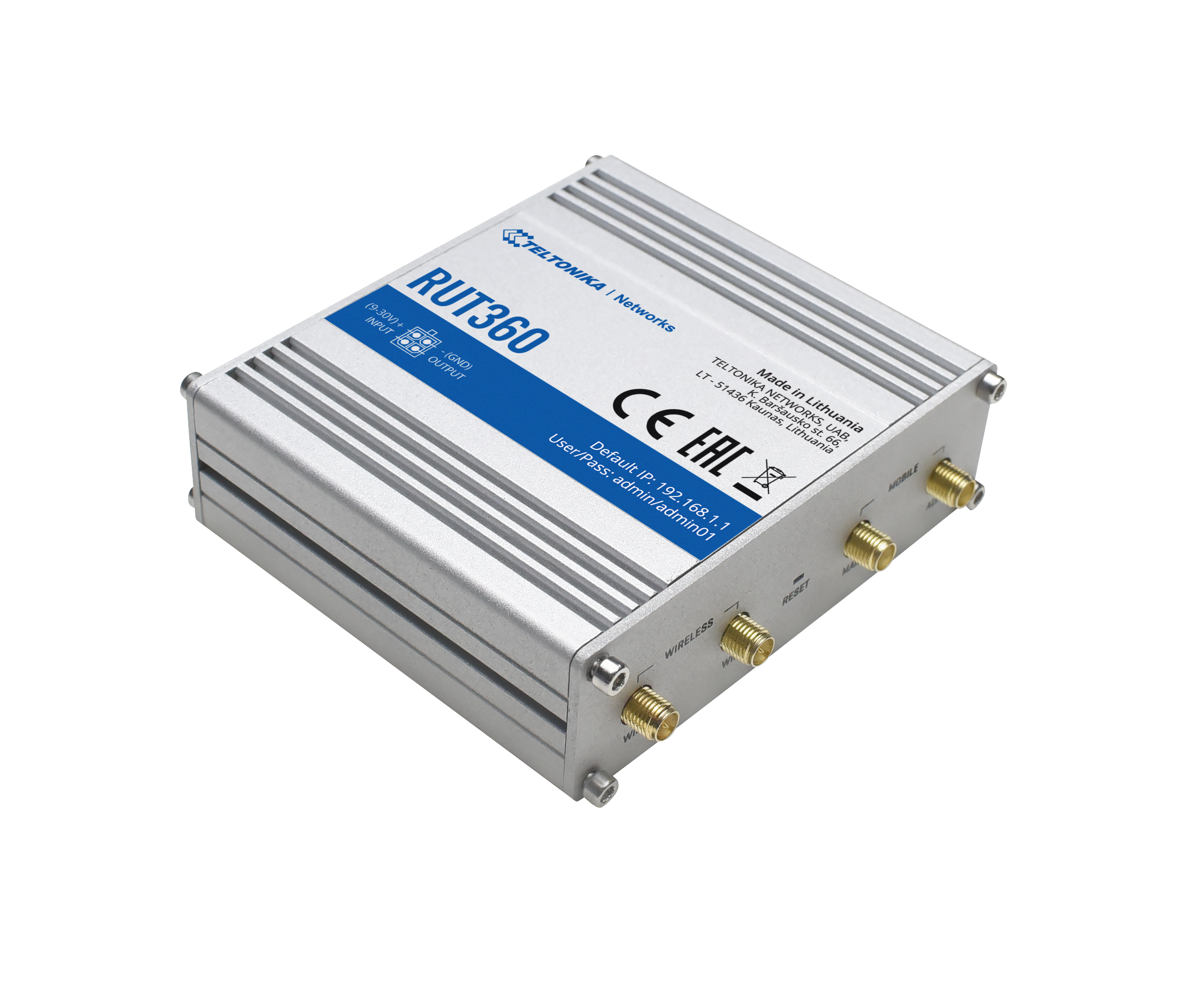Teltonika RUT360 Industrial 4G/LTE CAT 6 WiFi Router