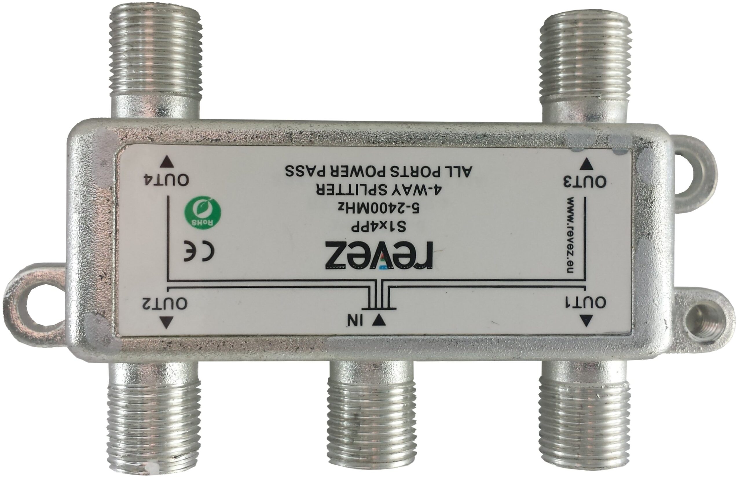 4 Way Powerpass Splitter (All ports)