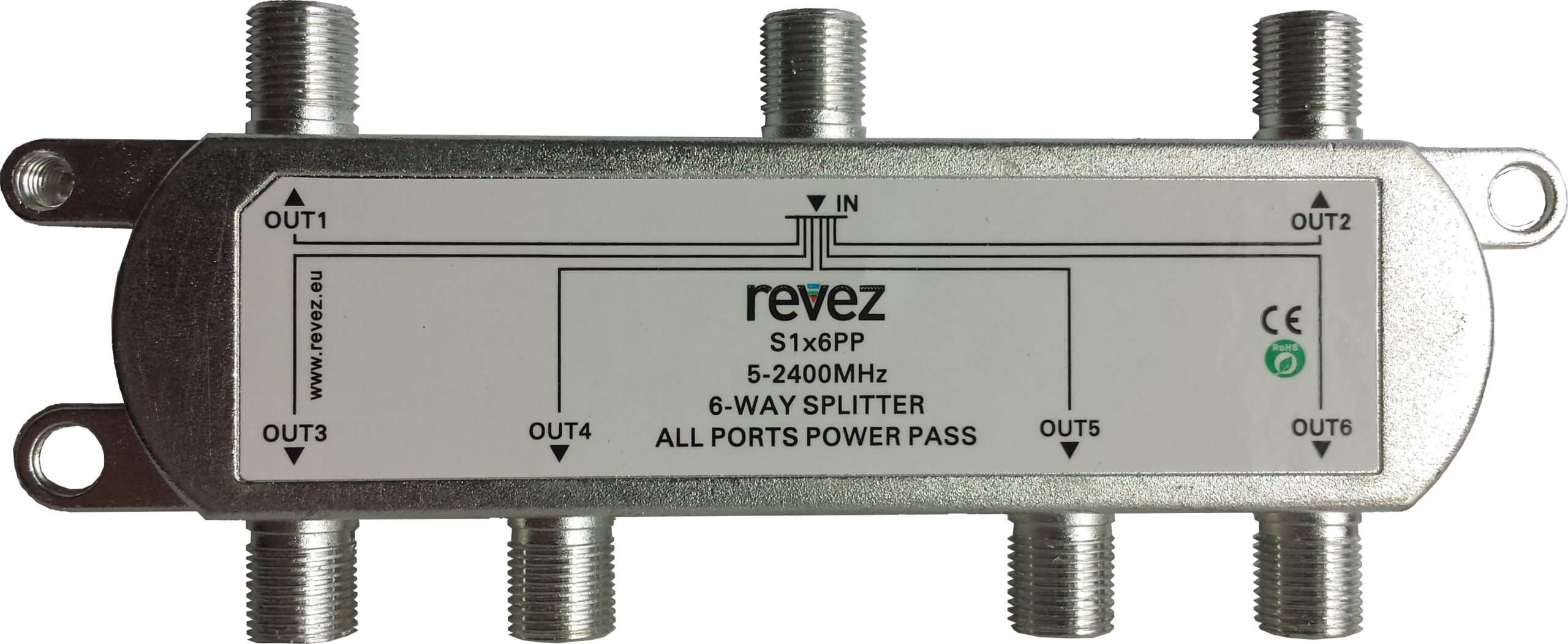 6 Way Powerpass Splitter (All ports)