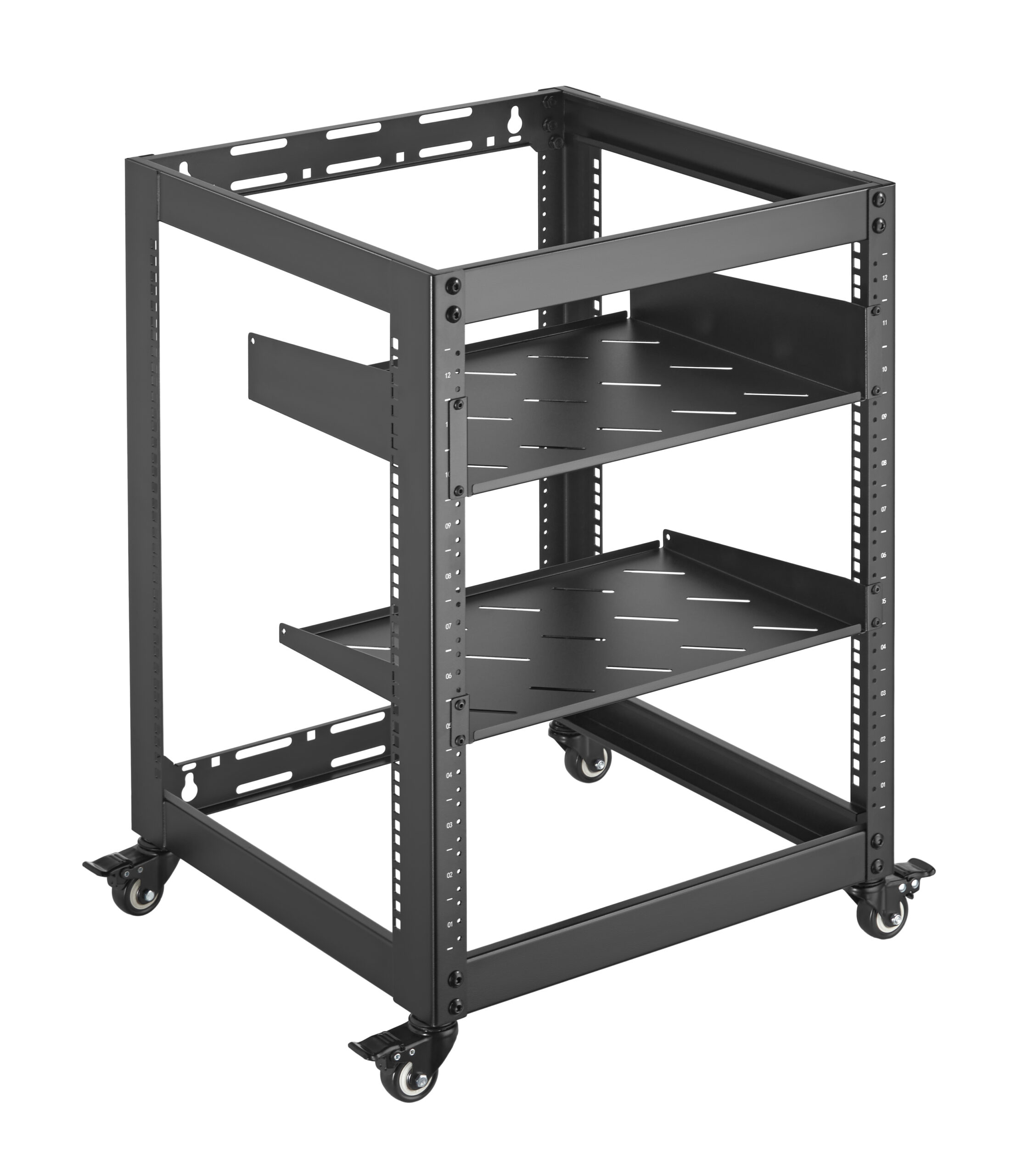 12U Revez Open Frame AV Skeleton Rack