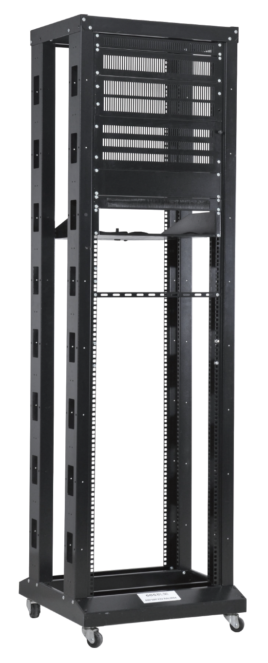 Revez 4 Post Open Frame Floor Standing Data / Network Rack (33U-47U)