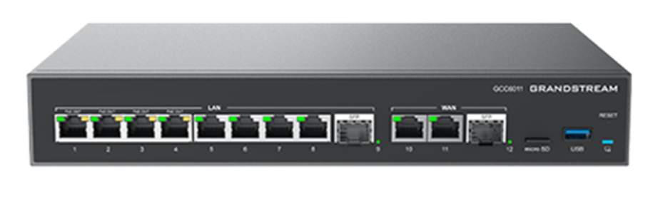 Grandstream GCC6011 - All-In-One, VPN Router, Firewall, IP PBX, PoE, 2.5G SFP