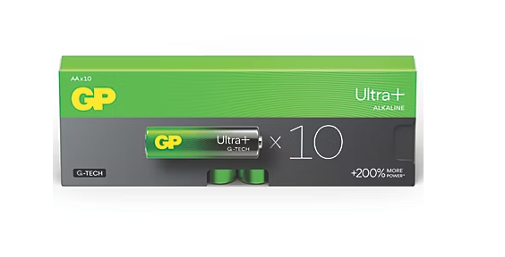 GP Ultra Plus Alkaline AA / 10 Pack