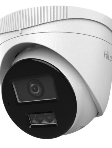 HiLook IP 4MP Hybrid Light Turret Camera with Mic 2.8mm