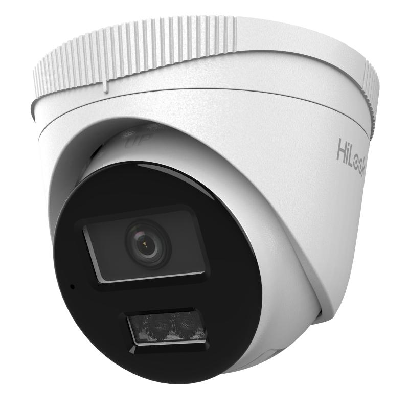 HiLook IP 4MP Hybrid Light Turret Camera with Mic 2.8mm