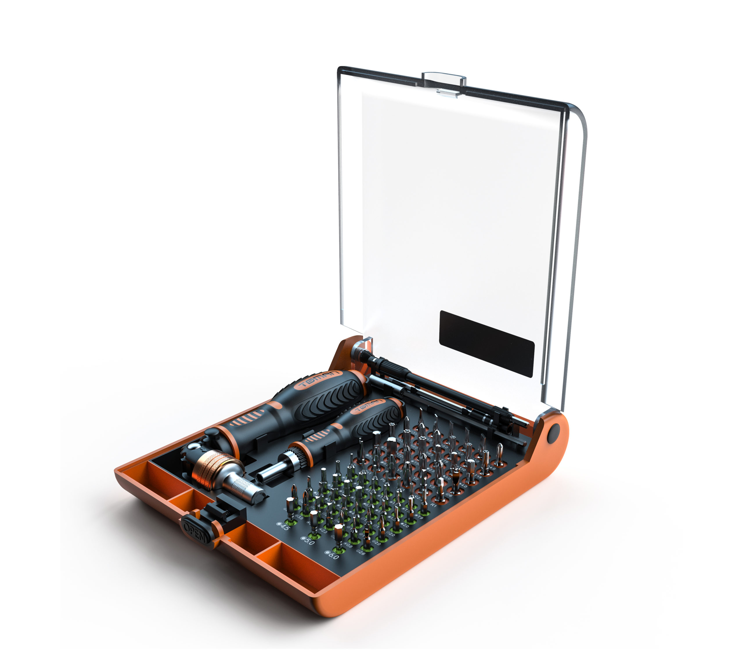 Toman TT-7300 Screwdriver Set 73 Piece