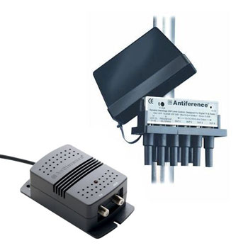 8 Way Variable Gain UHF Masthead Amp Kit 1-20dB