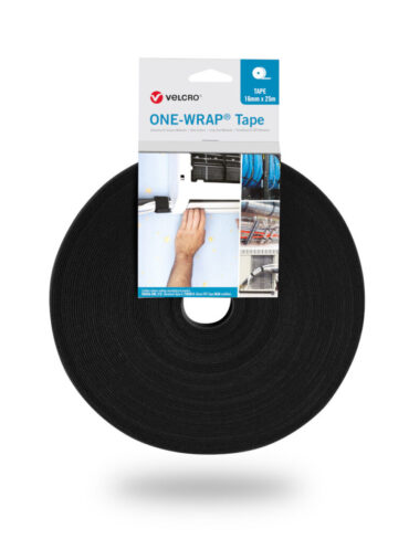 VELCRO® ONE-WRAP® Tape 10mm x 25m Black