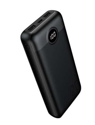 Veger 20,000mAh Powerbank, 20W, LCD Display, Slimline