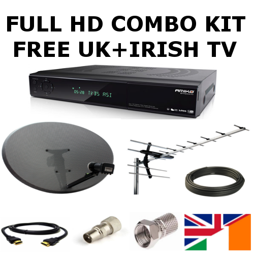 Full UK & Irish TV Combo Kit