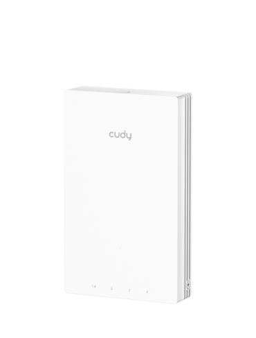 Cudy AX3000 WiFi 6 PoE Wall Plate Wireless Access Point with 4 Outputs