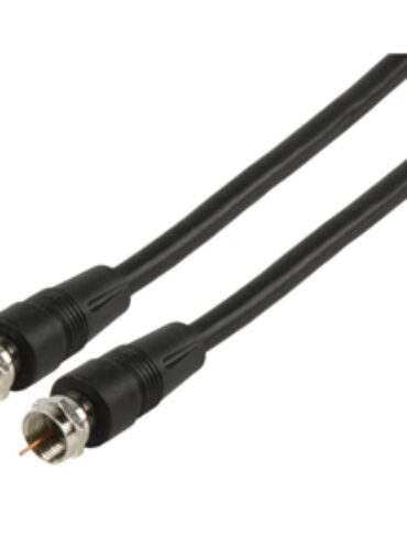F-Type to F-Type Fly Lead 0.5m (Black)
