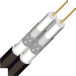 Twin Black Micro Shotgun Cable CT63 (100m)