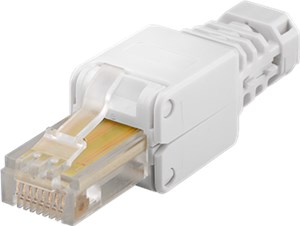 Tool Free RJ45 Network Connector for CAT5