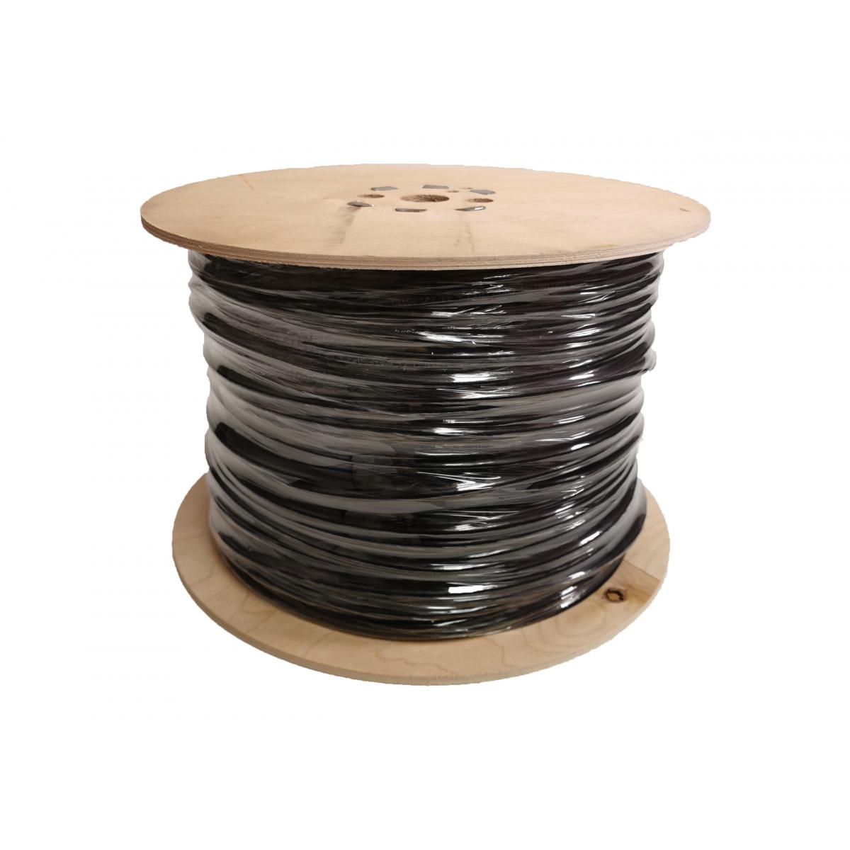 CORE 305m Ethernet CAT6a Outdoor U/FTP Cable Black (Solid Copper)