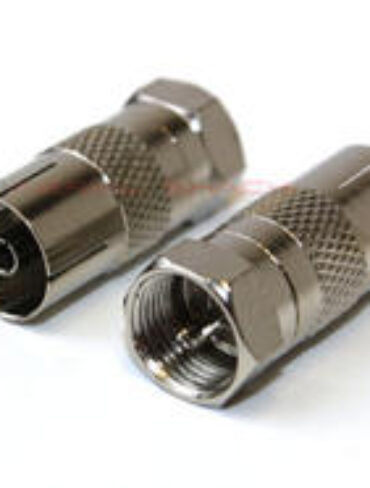 Coaxial Female to F Male Adapter (100)