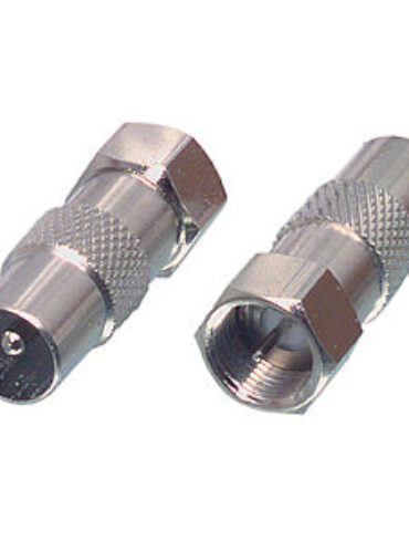Coaxial Male to F Male Adapter (100)
