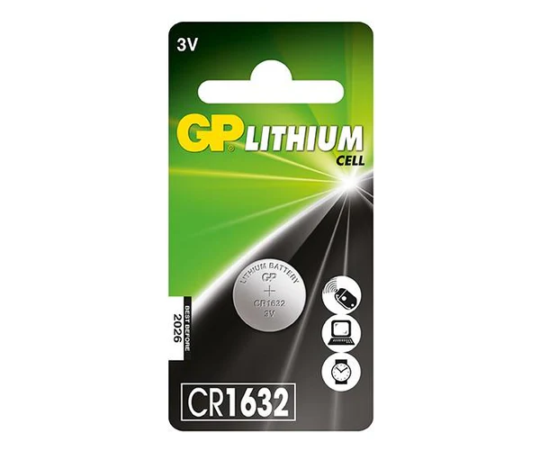 GP Lithium Coin Battery CR1632 / Single Pack