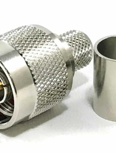 N Male Crimp Connector for LMR400 / RG8