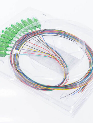 Coloured Fiber Pigtails SC/APC SM (12 Pack)
