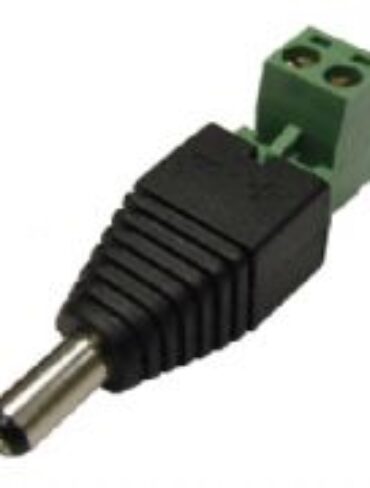 DC Male 2.1mm Power Plug Adapter for CCTV