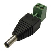 DC Male 2.1mm Power Plug Adapter for CCTV