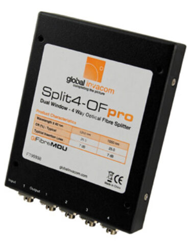 Global Split4-OF Pro 4 Way Optical Fibre Splitter